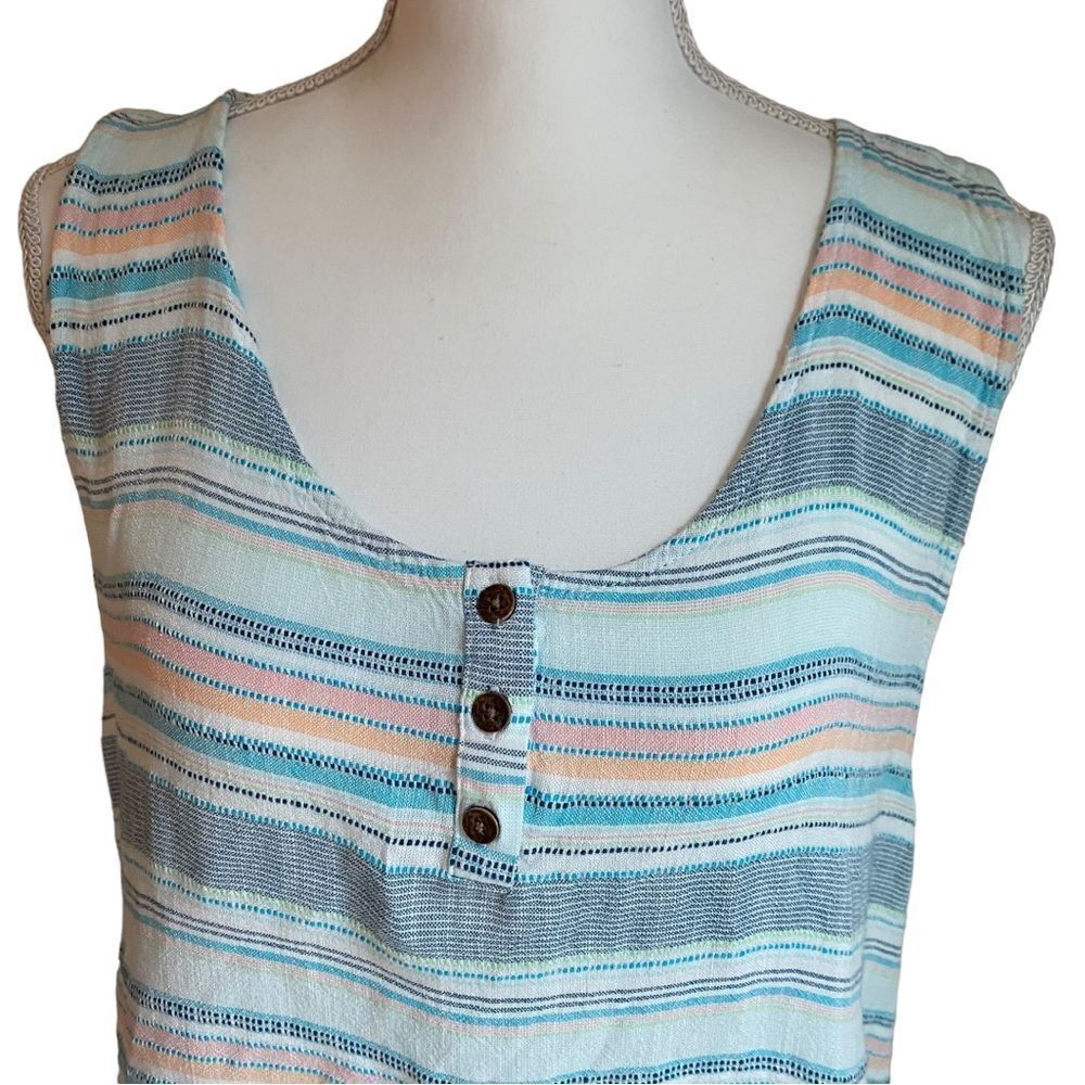 Natural Reflections Aztec Tank Top Size 1X - Picture 2 of 5